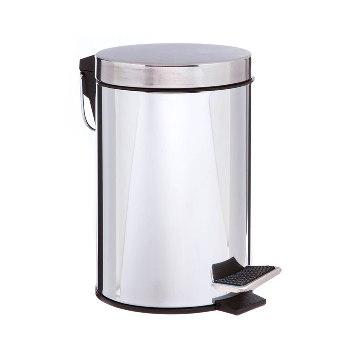 Basurero Inoxidable 3 Litros Con Pedal