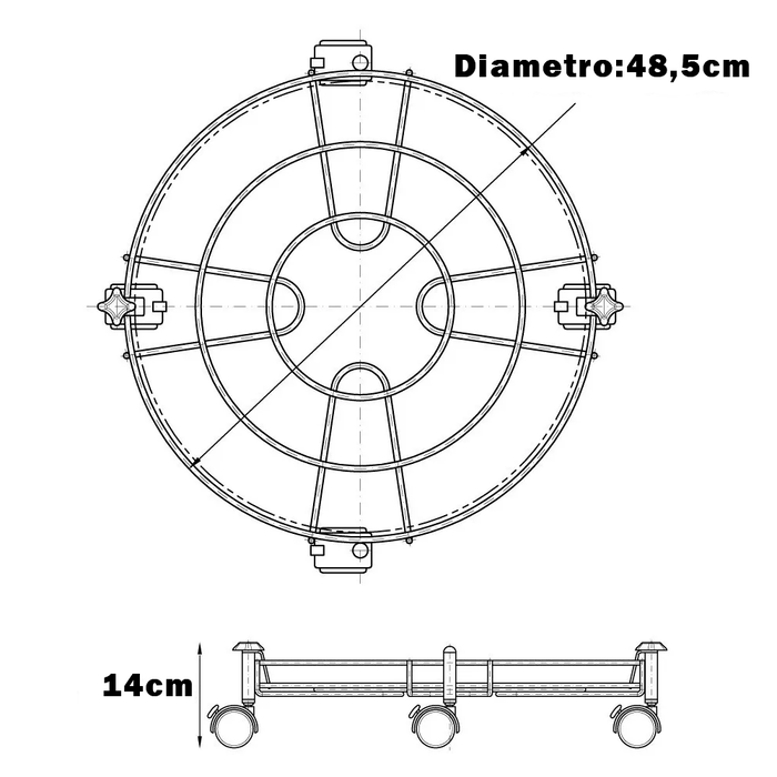 Soporte Estufa S3100